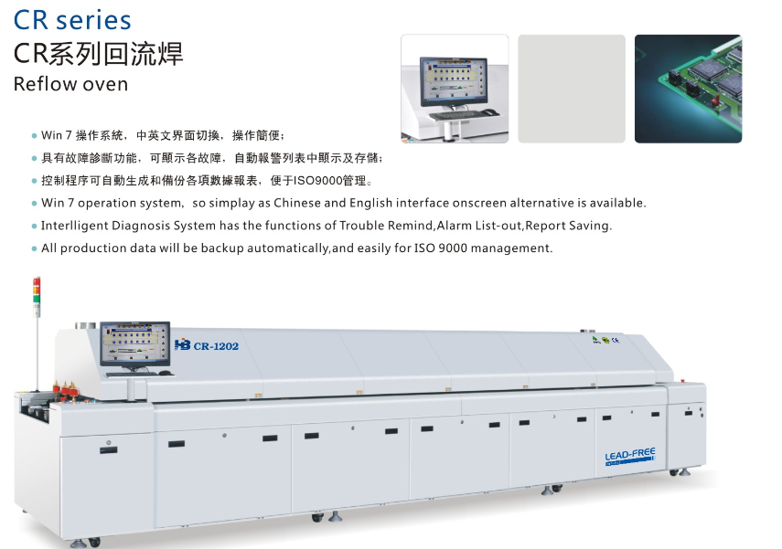 CR10000 10-Zone SMT Reflow Oven